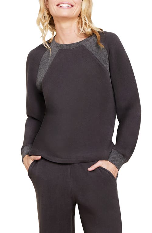 BAREFOOT DREAMS BAREFOOT DREAMS MALIBU COLLECTION® BRUSHED FLEECE SWEATSHIRT