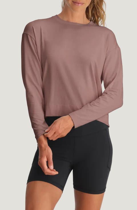 Shade Crossover Long Sleeve Top