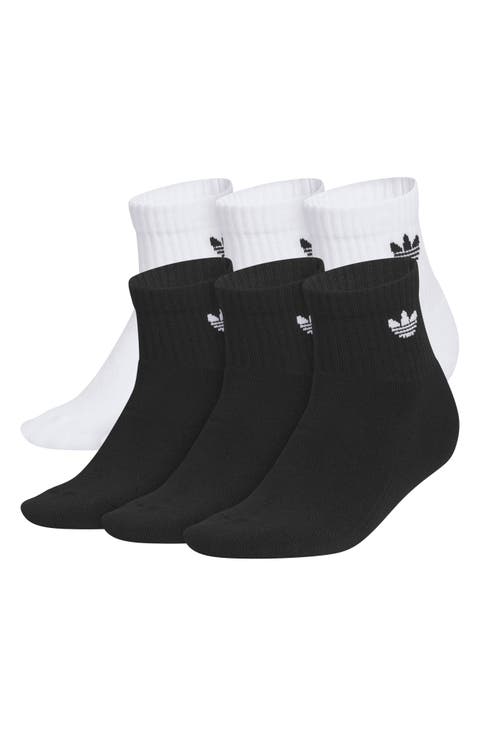Kids' Originals Trefoil Assorted 6-Pack Quarter Socks (Little Kid & Big Kid)