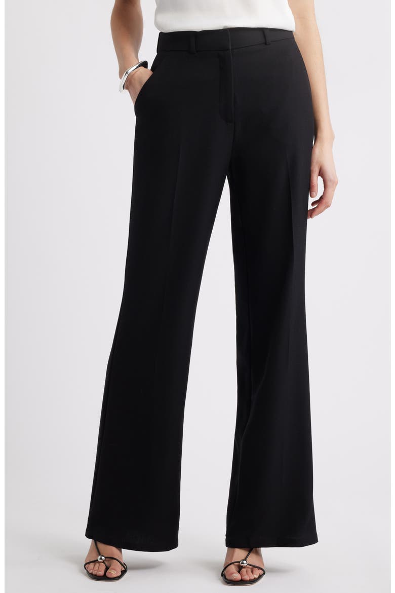 Bootcut Pants, Main, color, BLACK