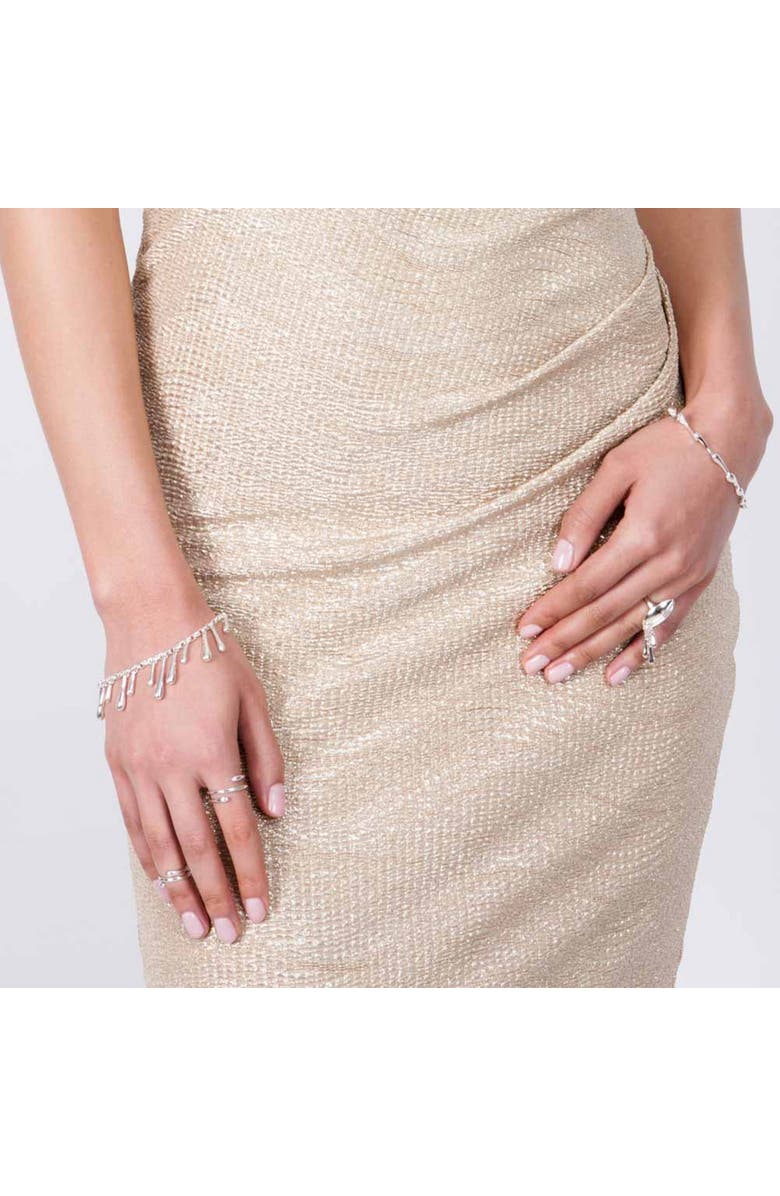 Lucy Quartermaine Multi Drop Bracelet, Alternate, color, Sterling Silver