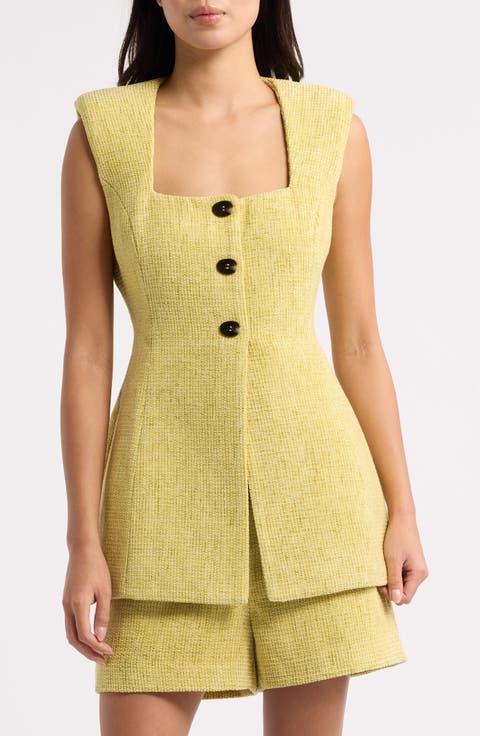 Bouclè Sleeveless Top