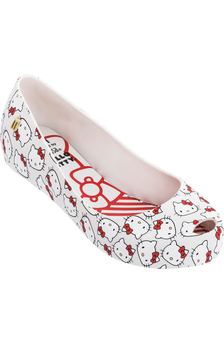 Mel by Melissa x Hello Kitty Ultragirl Flat, Main, color,
