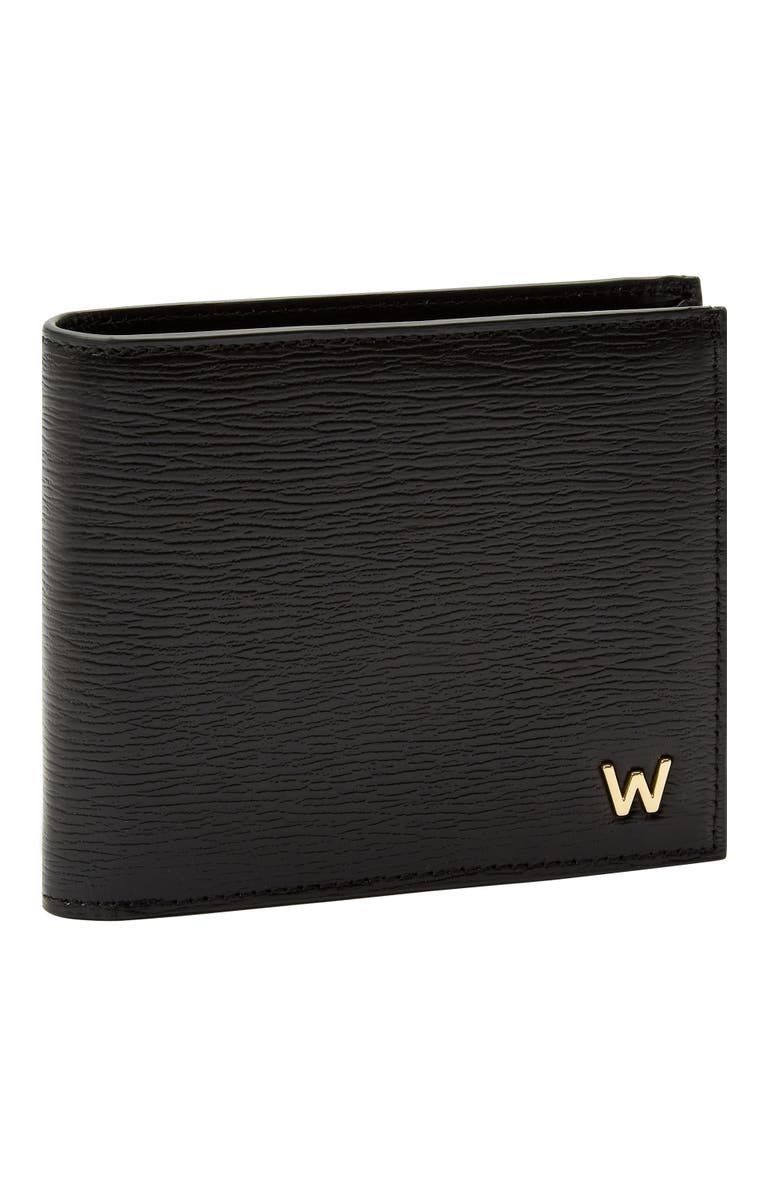 WOLF W Billfold & Coin, Alternate, color, Black