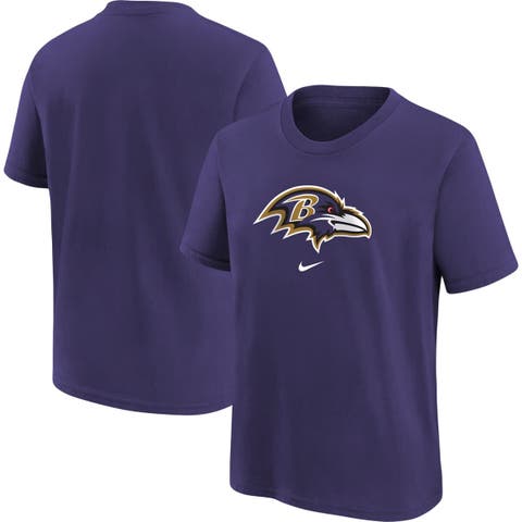 Youth Nike Purple Baltimore Ravens Logo T-Shirt