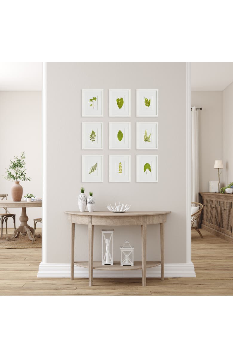 Napa Home & Garden Green Leaf Petite Prints St/9, Alternate, color, Green