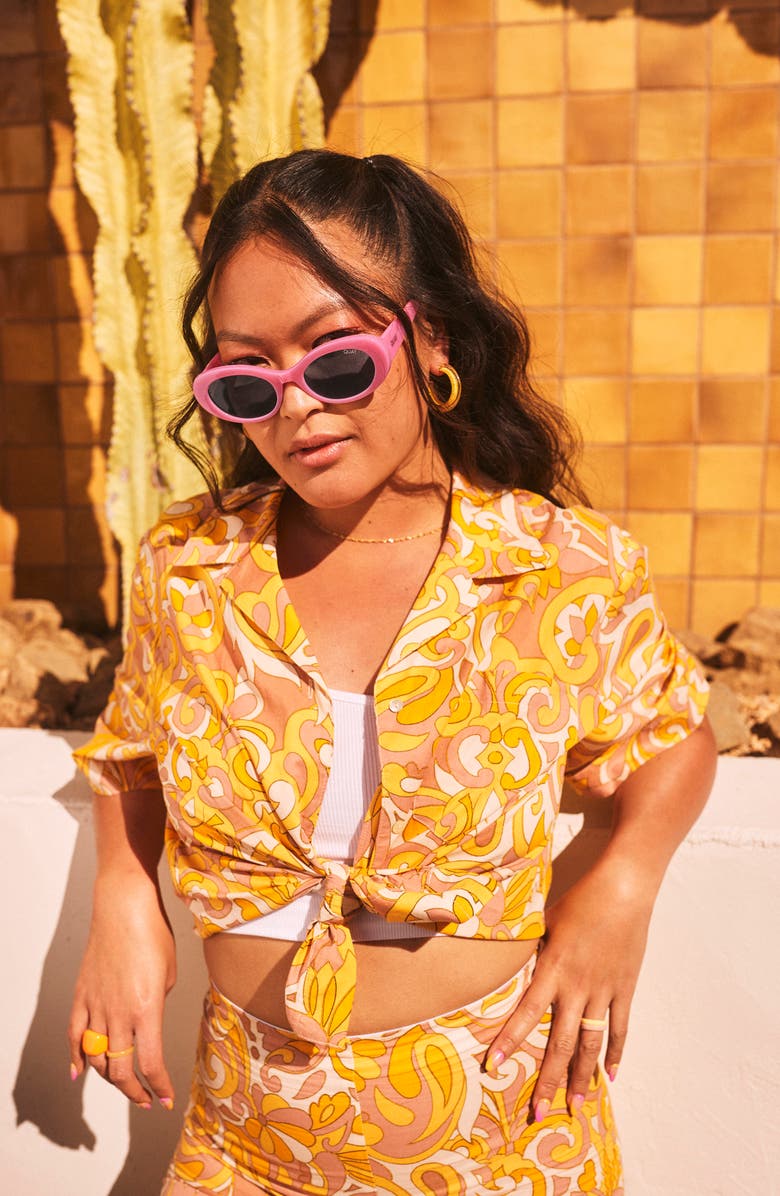 QUAY “Show Up” Sunglasses Quay Australia | Accessories | Quay Australia Show Up Pink  main image 3