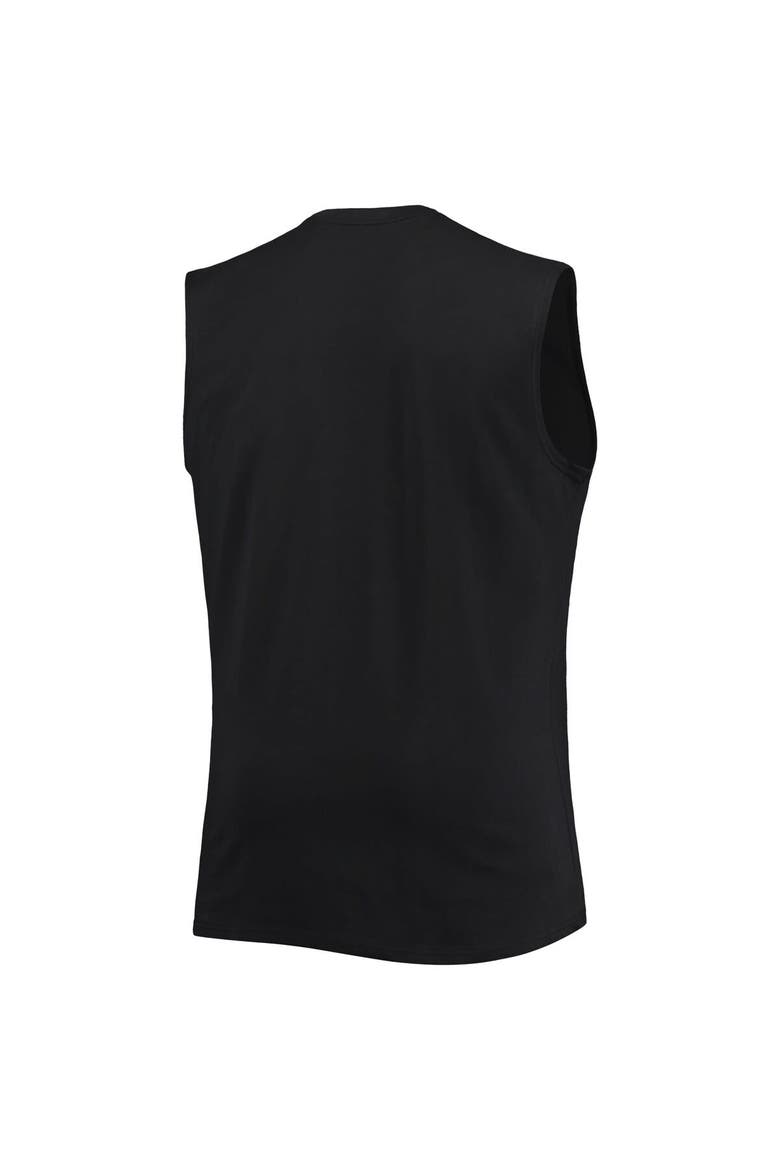 Men's Black Cincinnati Bengals Big & Tall Muscle Tank Top, Alternate, color, Black