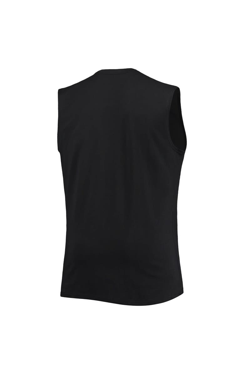 PROFILE Men's Black Cincinnati Bengals Big & Tall Muscle Tank Top, Alternate, color, Black