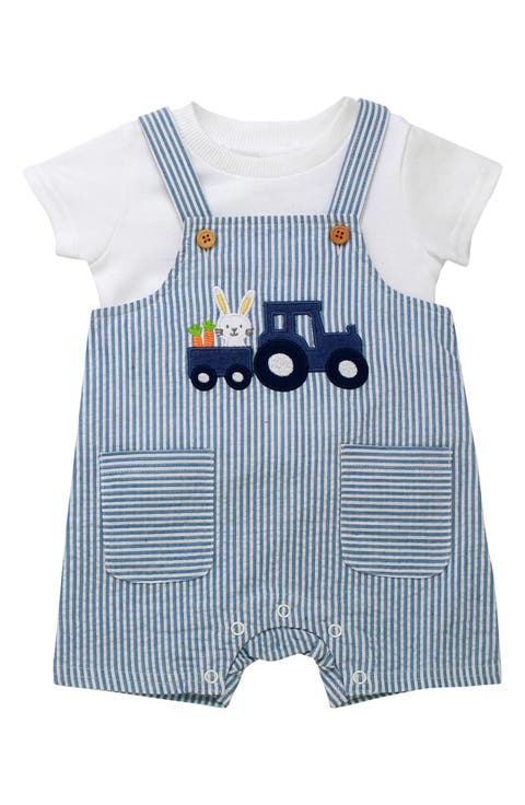 Bunny Truck T-Shirt & Shortalls Set (Baby)