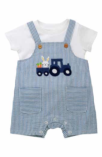 BABY STARTERS Bunny Truck T-Shirt & Shortalls Set