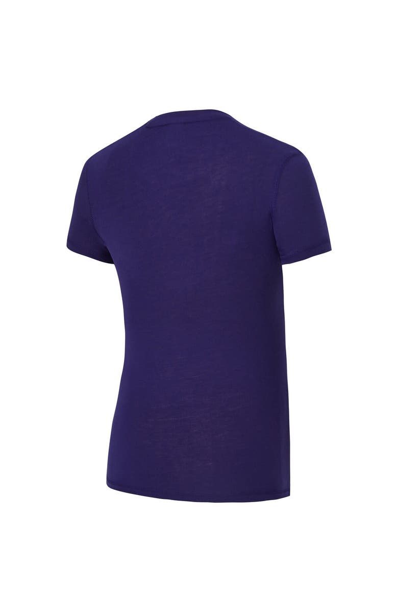 CONCEPTS SPORT Women's Concepts Sport Purple/Black Baltimore Ravens Avondale T-Shirt & Pants Flannel PJ Set, Alternate, color, Purple