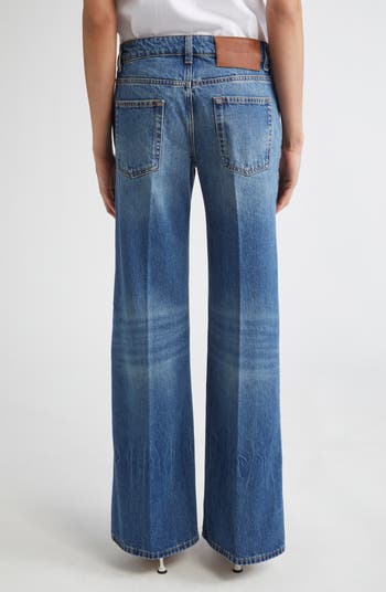 デニム・ジーパン VICTORIA BECKHAM GIGI JEANS Low Waist Straight Leg Jean In Vintage Indigo | Designer