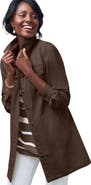 Jessica London Long Denim Jacket