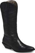AllSaints Freya Leather Western Boot