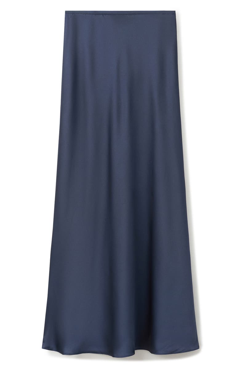 MANGO Satin Maxi Skirt, Alternate, color,