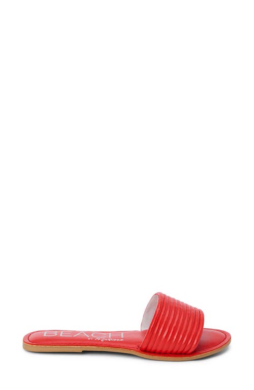 Beach By Matisse Troller Slide Sandal In Red