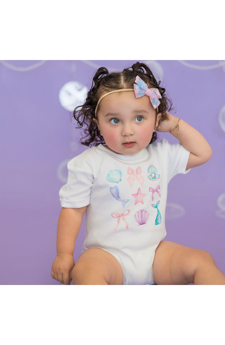 Sweet Wink Mermaid Sequin Bow Baby Headband, Alternate, color, Pink