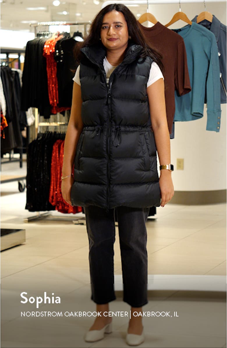 Essence Hooded 600 Fill Power Down Vest, sales video thumbnail