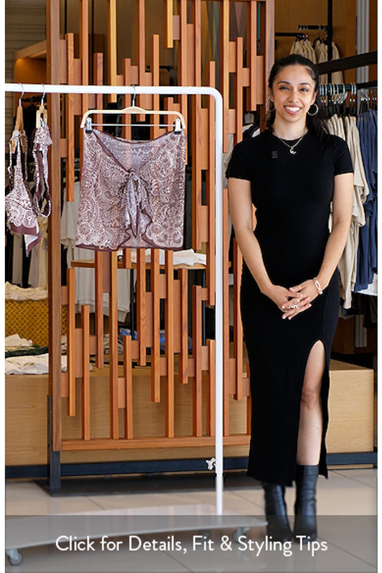 Sheer Mesh Cover-Up Pareo video