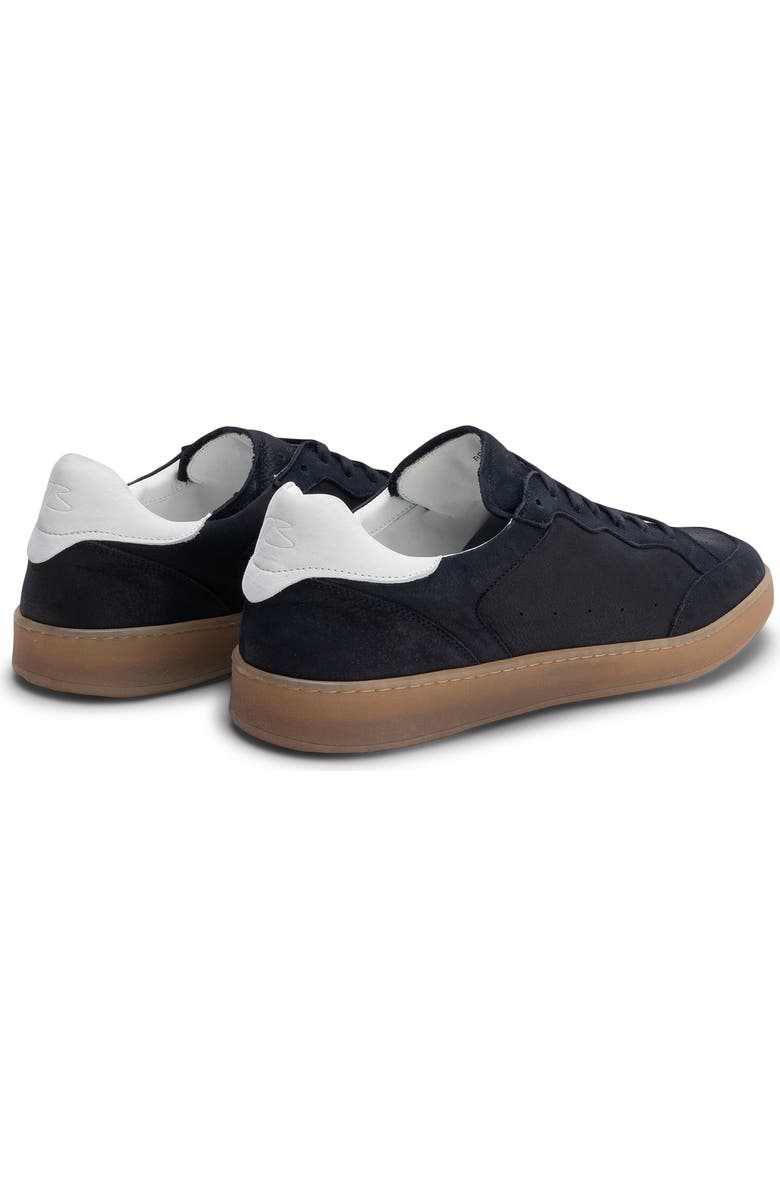 Robert Barakett Rodney Court Leather Sneaker, Alternate, color, Blue Night