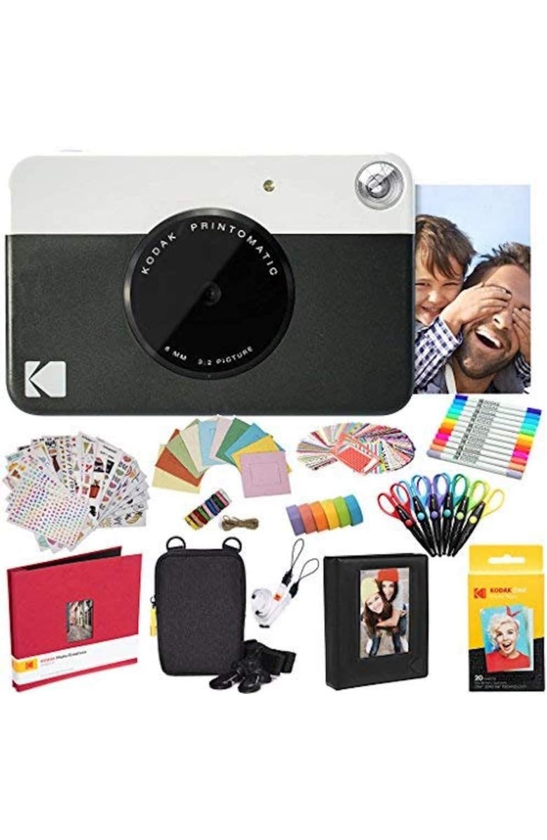 Kodak Printomatic Camera Bundle with Zink Paper, Main, color, Black