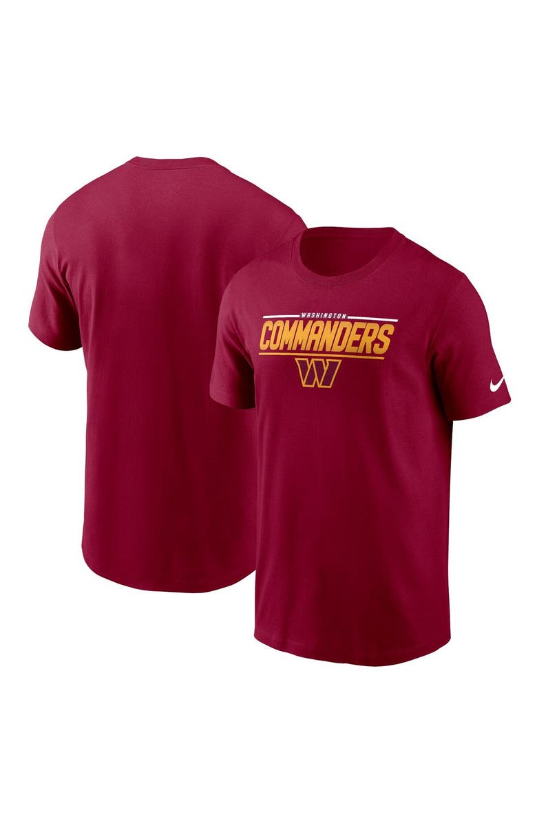 Nike Men's Nike Burgundy Washington Commanders Muscle T-Shirt, Main, color, Burgundy