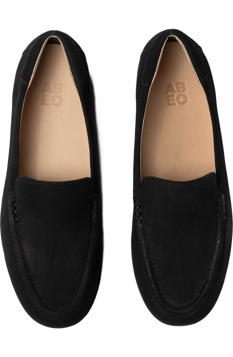 ABEO Harbor Loafer, Alternate, color, Black Nubuck - Regular