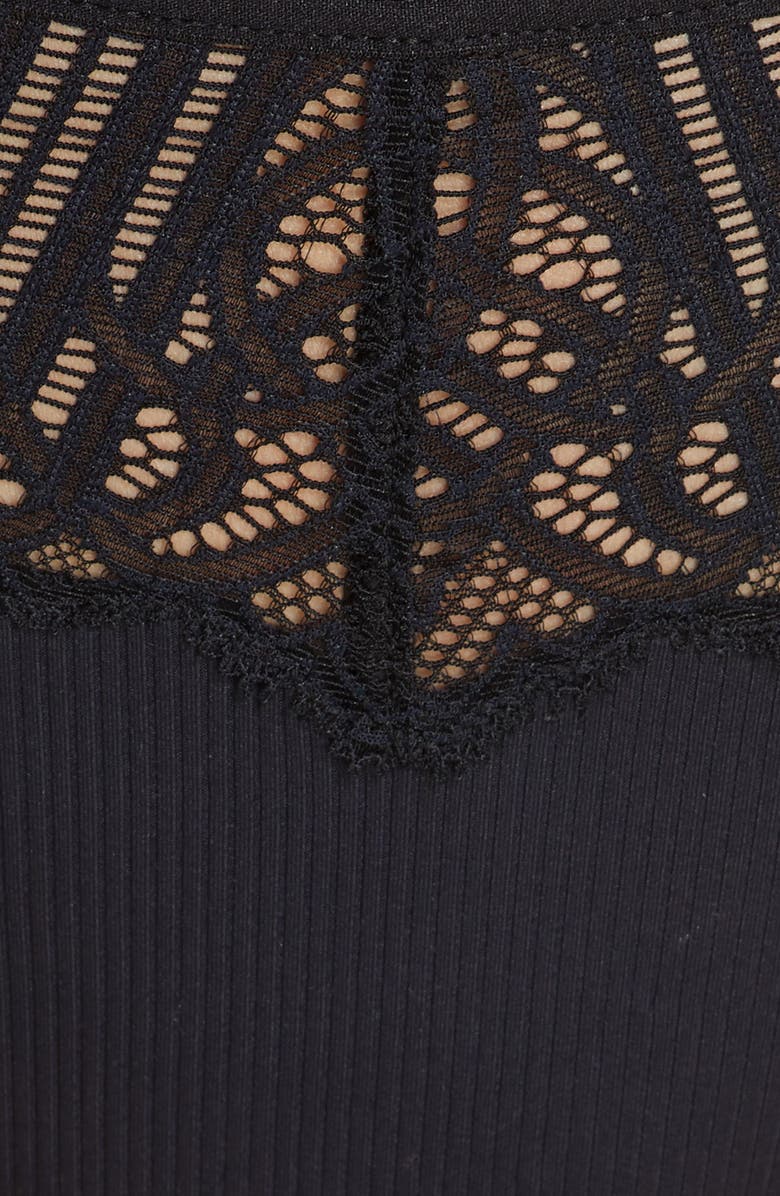 Hanro Nala Lace Trim Briefs, Alternate, color, 