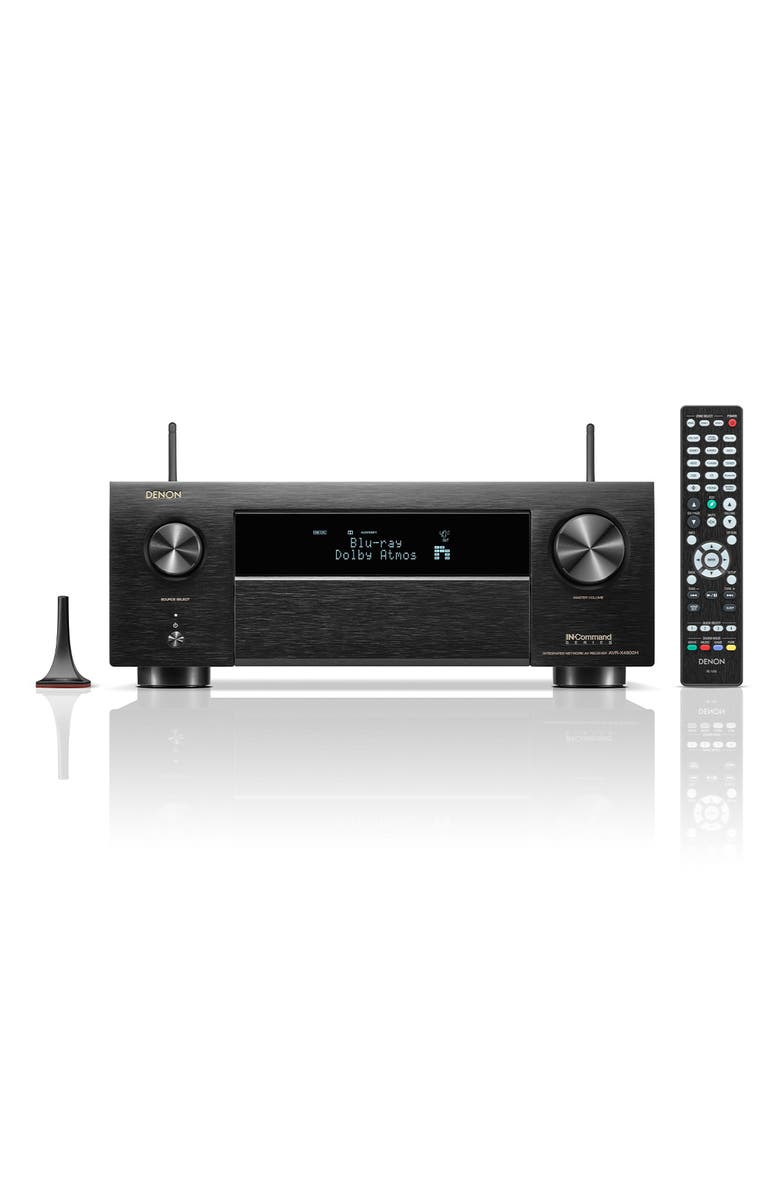 Denon AVR-X4800H 9.4 Channel 8K Home Theater Receiver with Dolby Atmos/DTSX & HEOS Built-In, Main, color, 