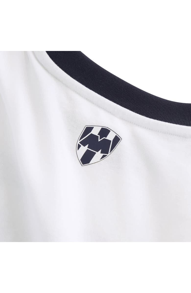 PUMA Men's Puma White CF Monterrey 2025 FIFA Club World Cup Hoops T-Shirt, Alternate, color, White