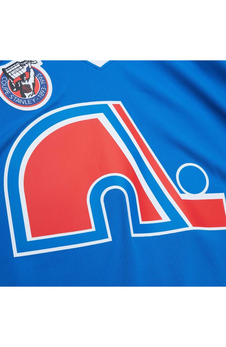 Mitchell & Ness Men's Mitchell & Ness Owen Nolan Blue Quebec Nordiques  1992/93 Blue Line Player Jersey, Alternate, color, 
