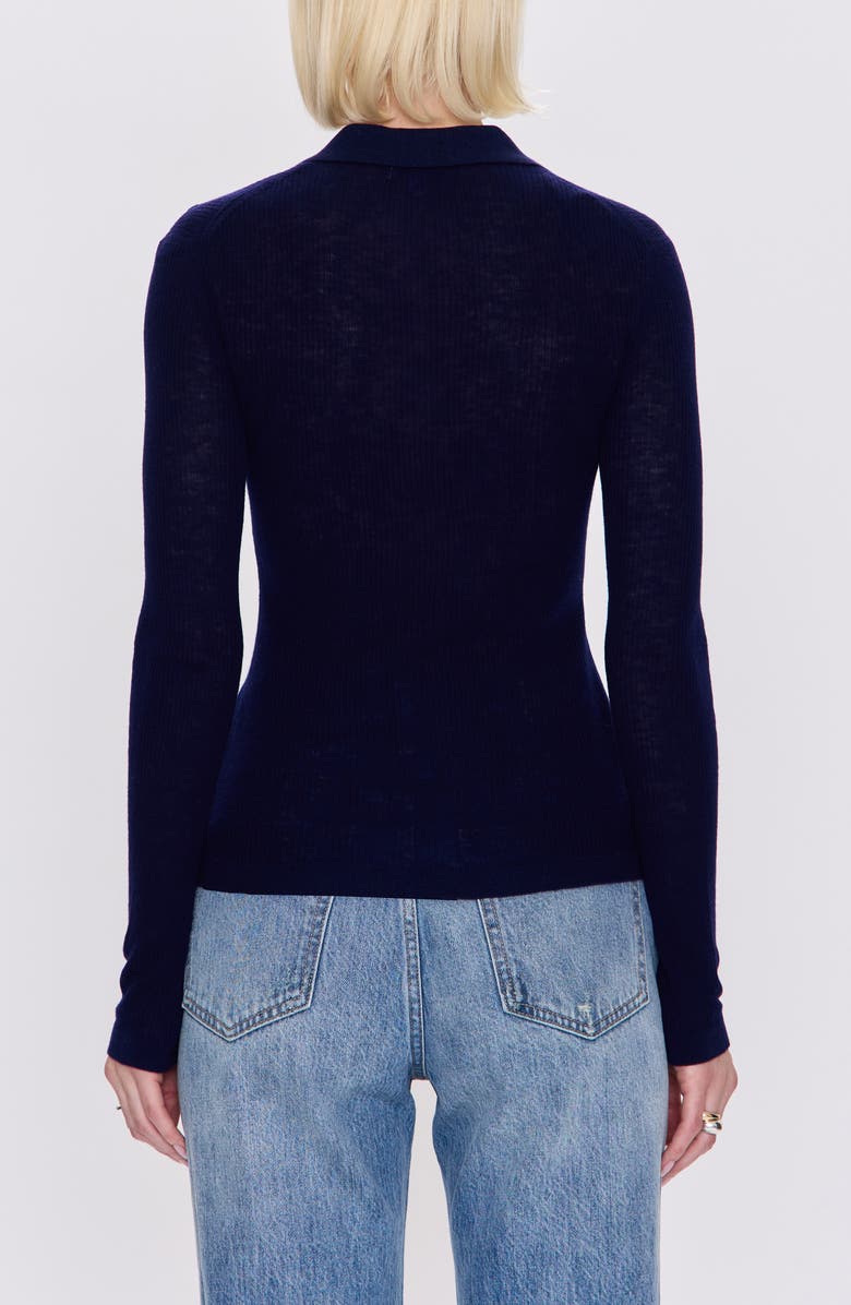 Pistola Korey Merino Wool Cardigan, Alternate, color, Navy