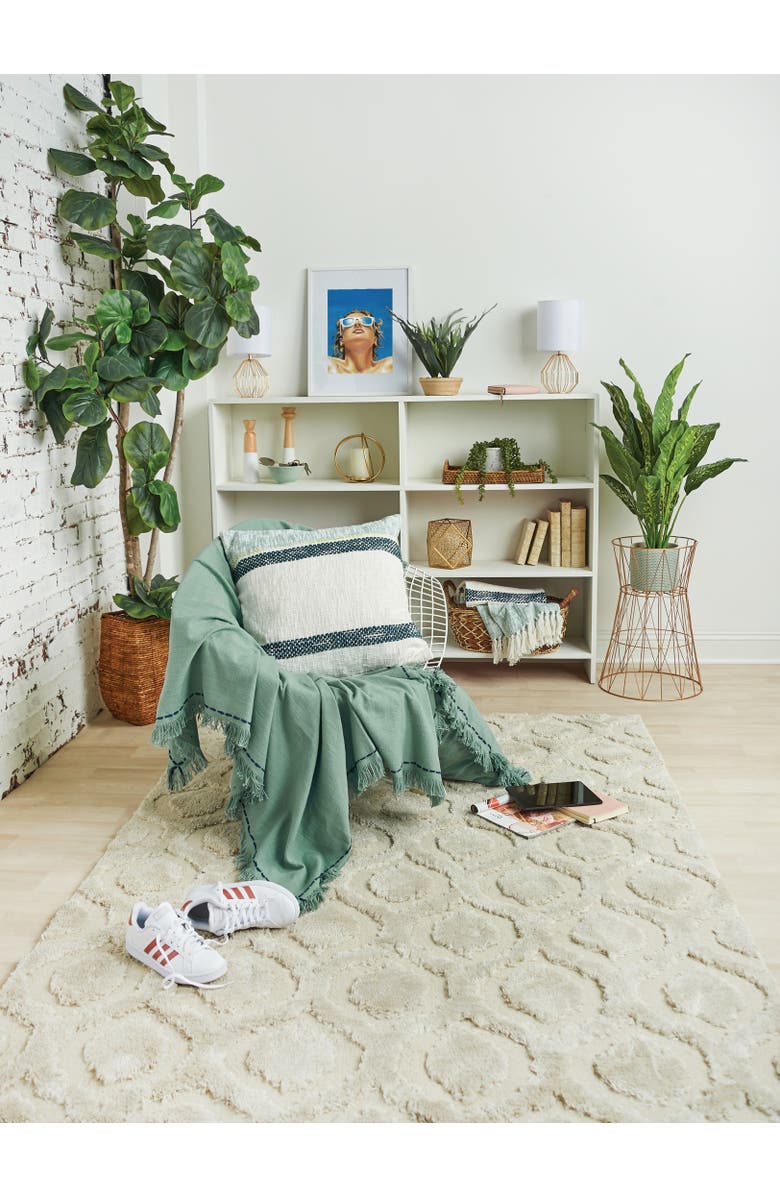 carol 
frank Luna Decorative Throw Pillow Collection, Alternate, color, Blue