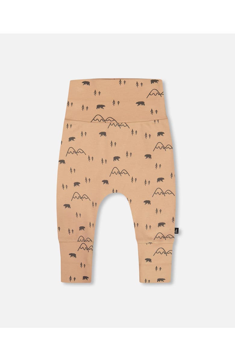 Deux par Deux Baby Boy's Organic Cotton Evolutive Pant Sand Printed Mountains, Alternate, color, 
