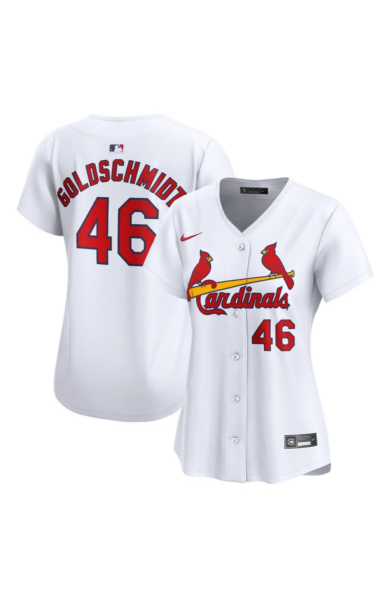 Nike Women's Nike Paul Goldschmidt White St. Louis Cardinals Home Limited Player Jersey, Main, color, 