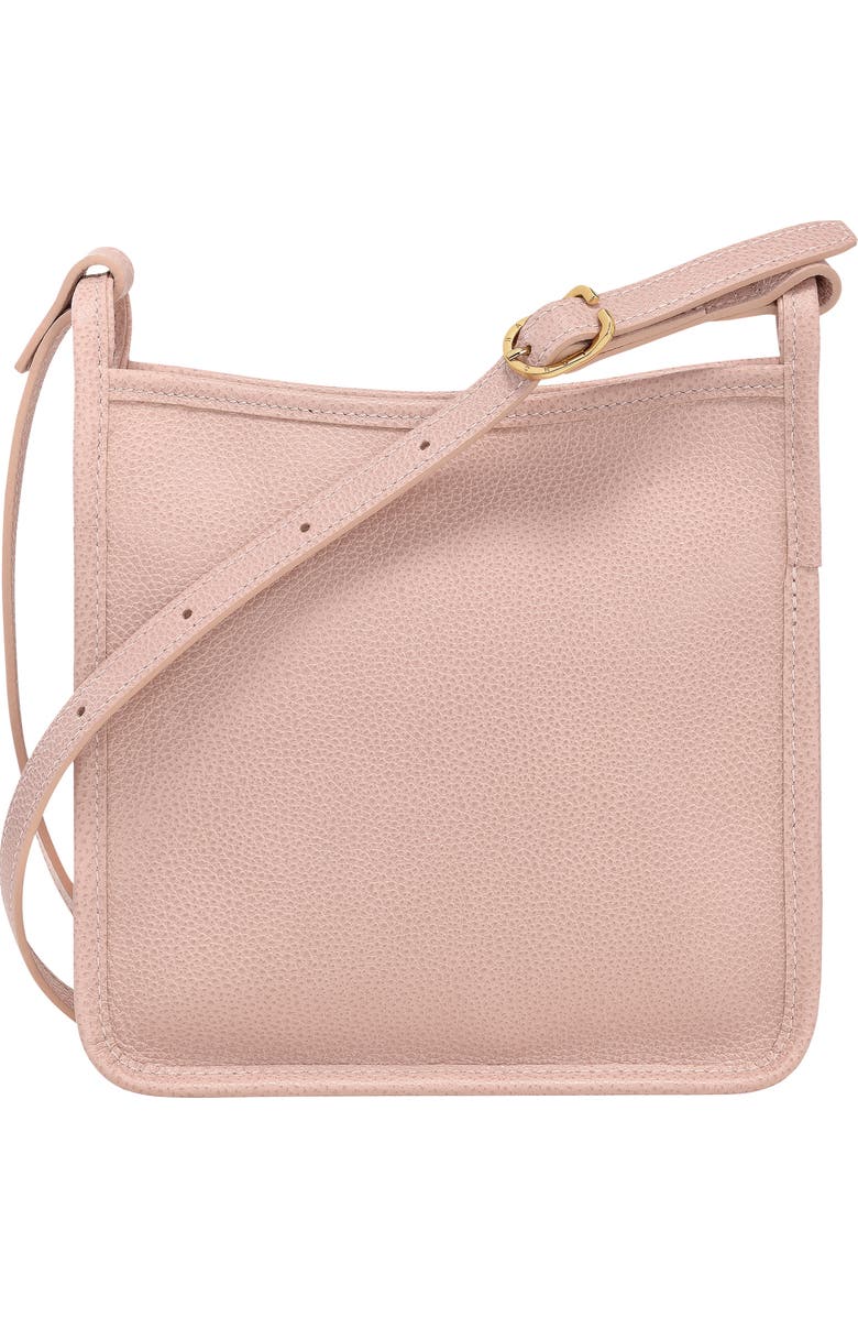 Longchamp Small Le Foulonné Leather Crossbody Bag, Alternate, color, Beige