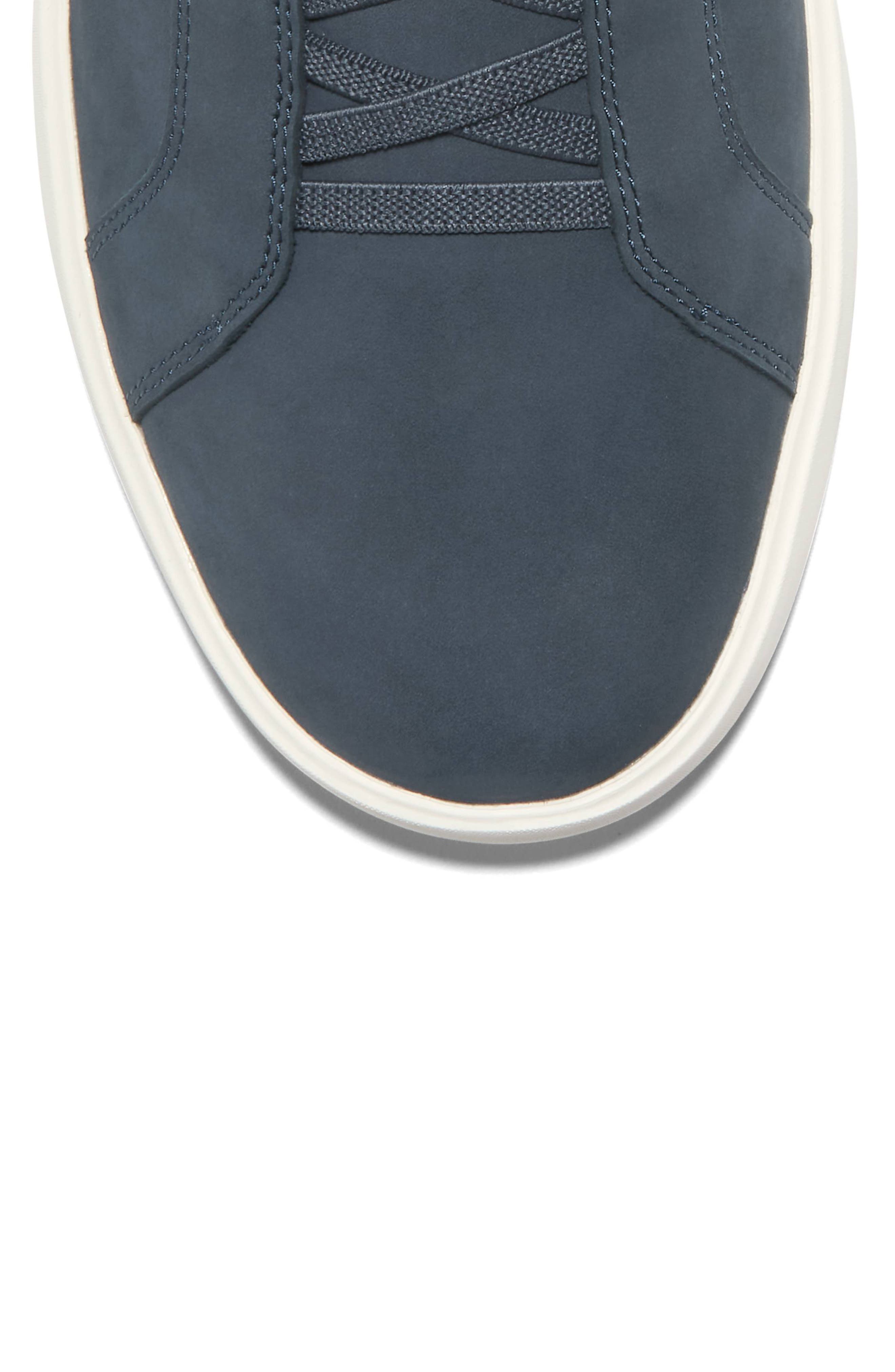 Grand Crosscourt LTT Slip-On Sneaker, Alternate, color, NAVY BLAZER NUBUCK / IVORY
