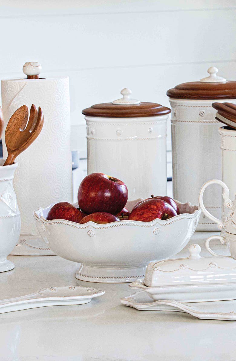 Juliska 'Berry and Thread' Footed Fruit Bowl, Alternate, color, Whitewash