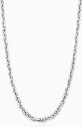 Oradina Sterling Silver Captain Link Chain