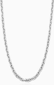 Oradina Sterling Silver Captain Link Chain