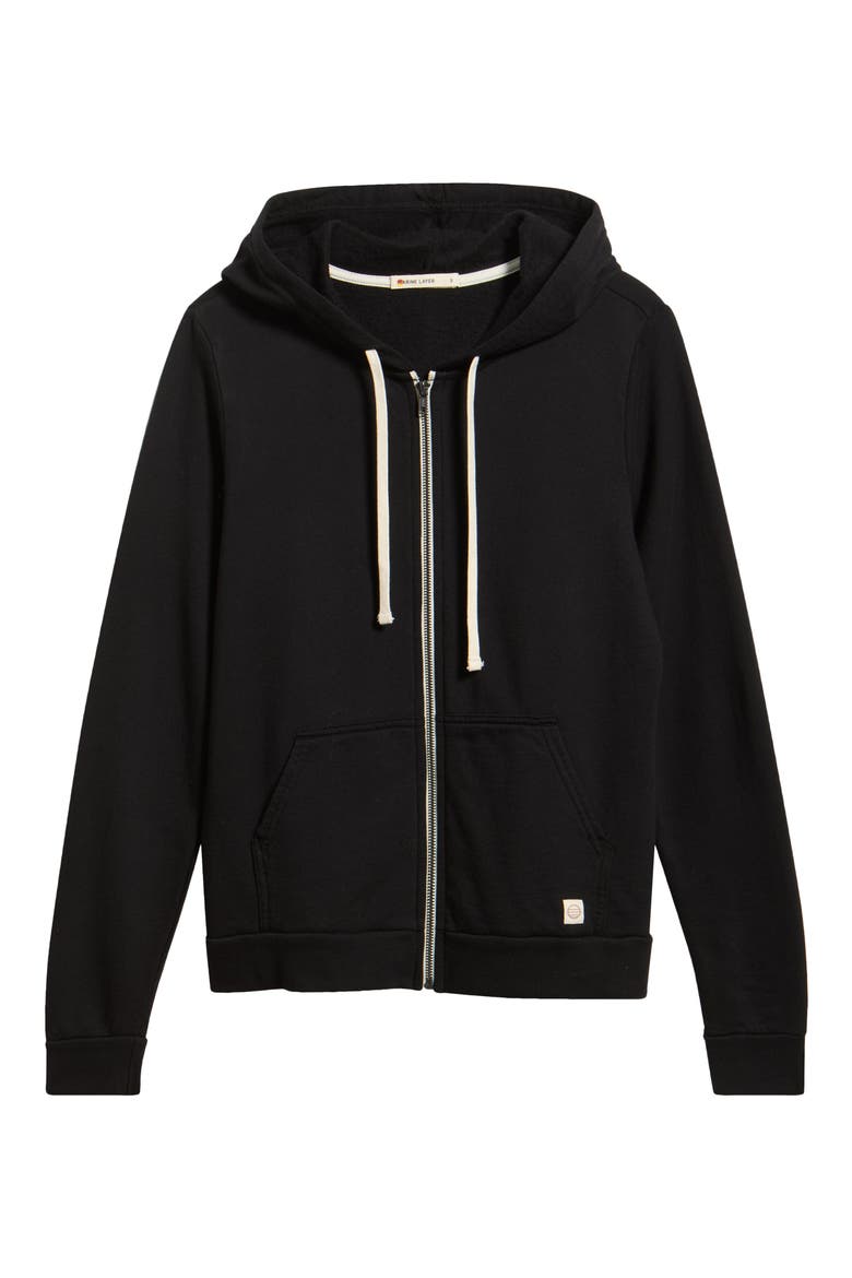 Afternoon Full Zip Hoodie, Alternate, color, BLACK