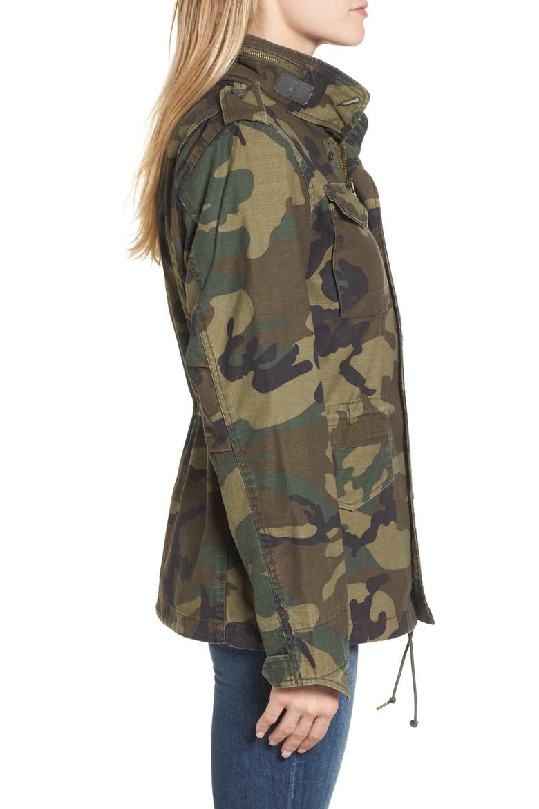 M-65 Defender Camo Field Jacket, Alternate, color, WOODLAND CAMO