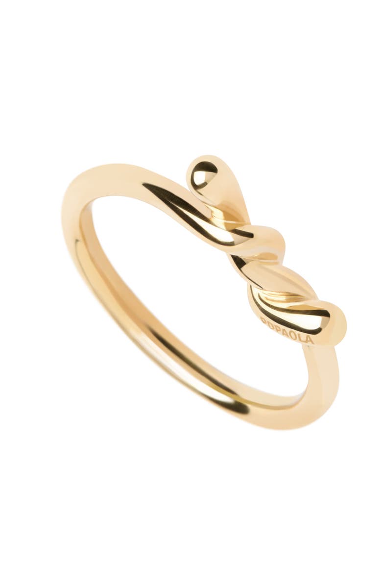 PDPAOLA Twist Ring, Main, color, Gold