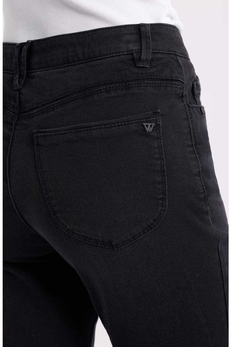 Madison High Waist Bootcut Jeans, Alternate, color, WASHED BLACK