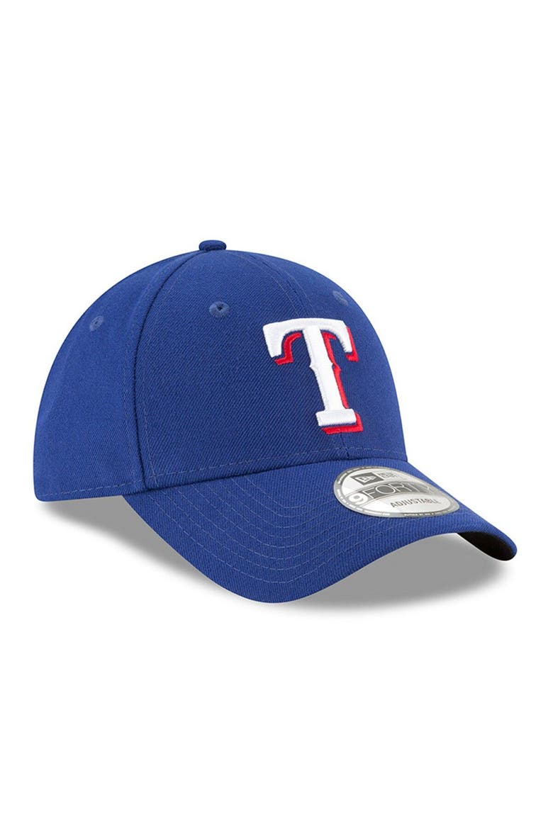 Men's New Era Royal Texas Rangers League 9FORTY Adjustable Hat -, Alternate, color, Royal