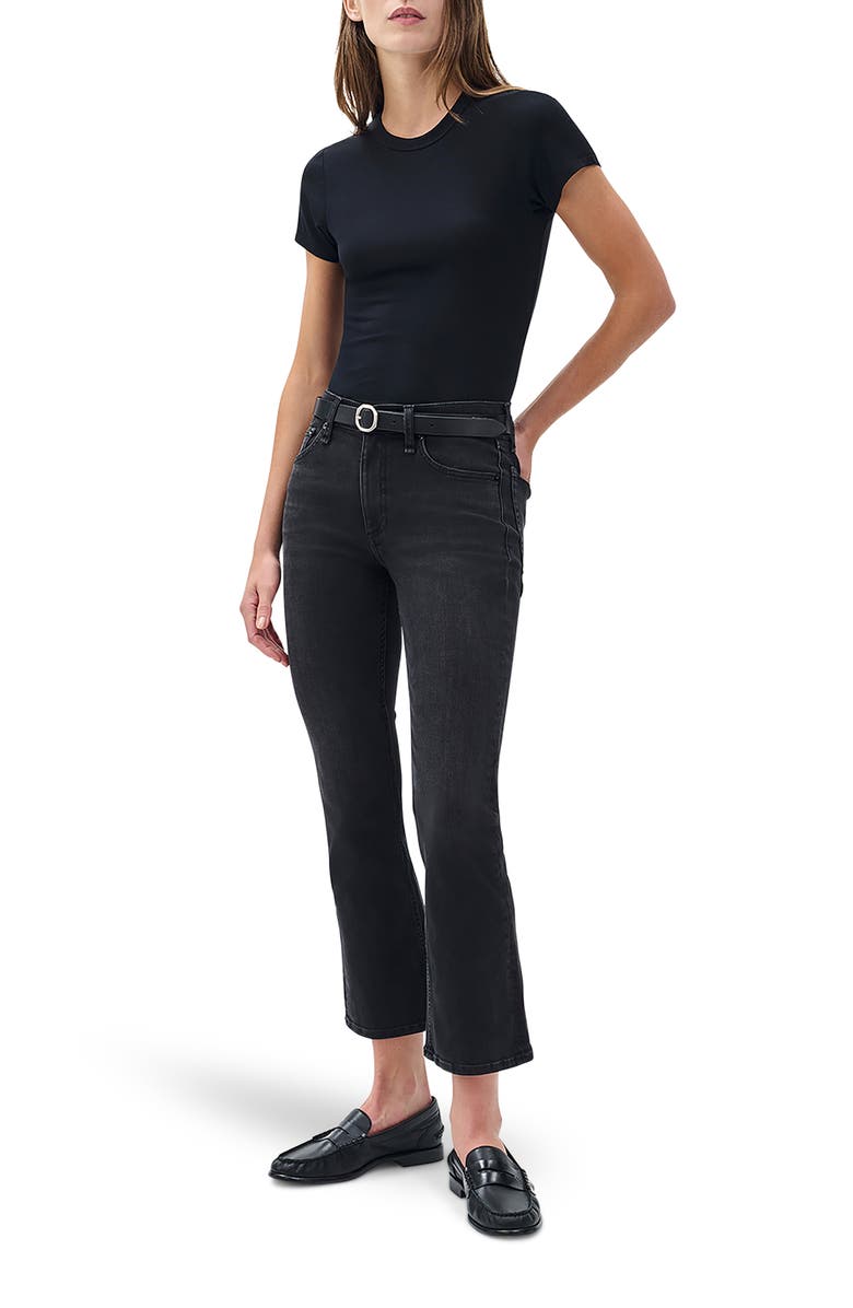 rag & bone Flexi Peyton Mid Rise Ankle Bootcut Jeans, Alternate, color, Midnight