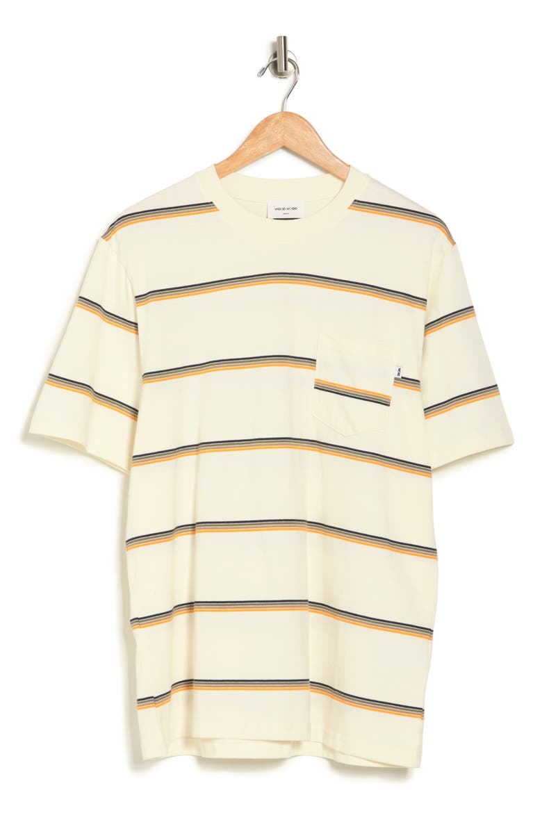 Bobby Stripe Crew Neck T-Shirt, Alternate, color, 0006 OFF-WHITE STRIPES