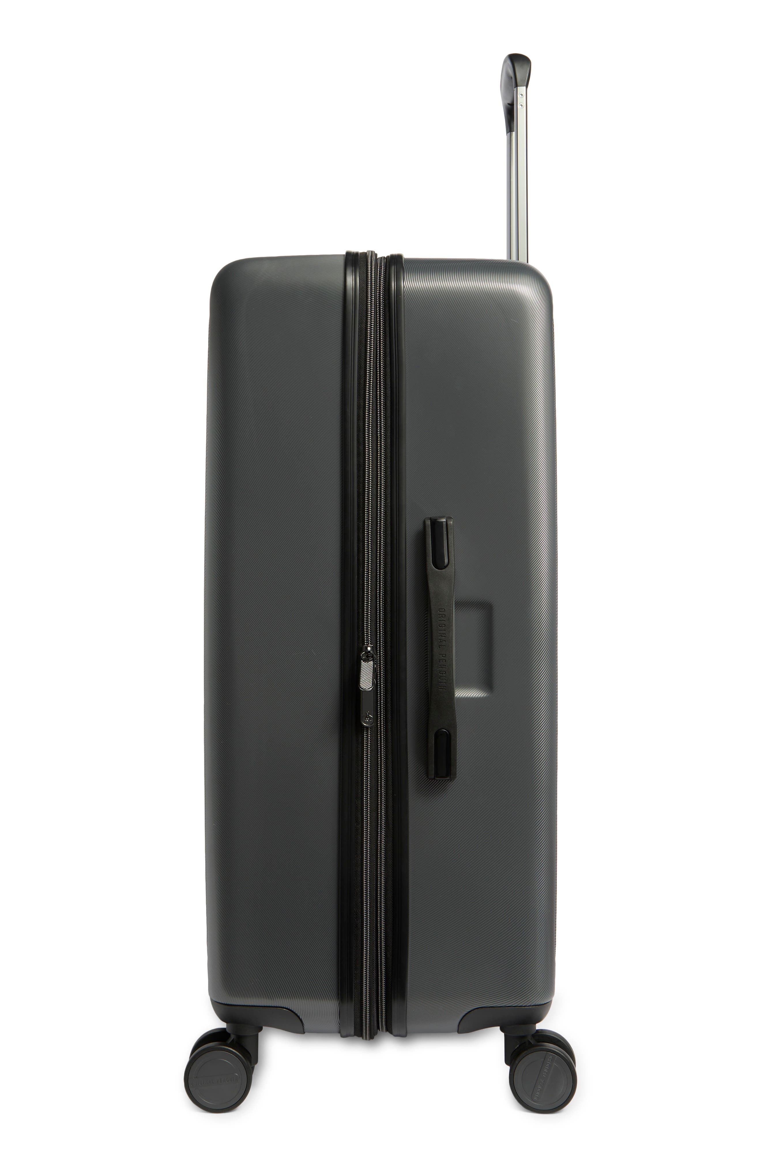 Original Penguin Finnes 29-Inch Hardside Spinner Bag, Alternate, color, Charcoal