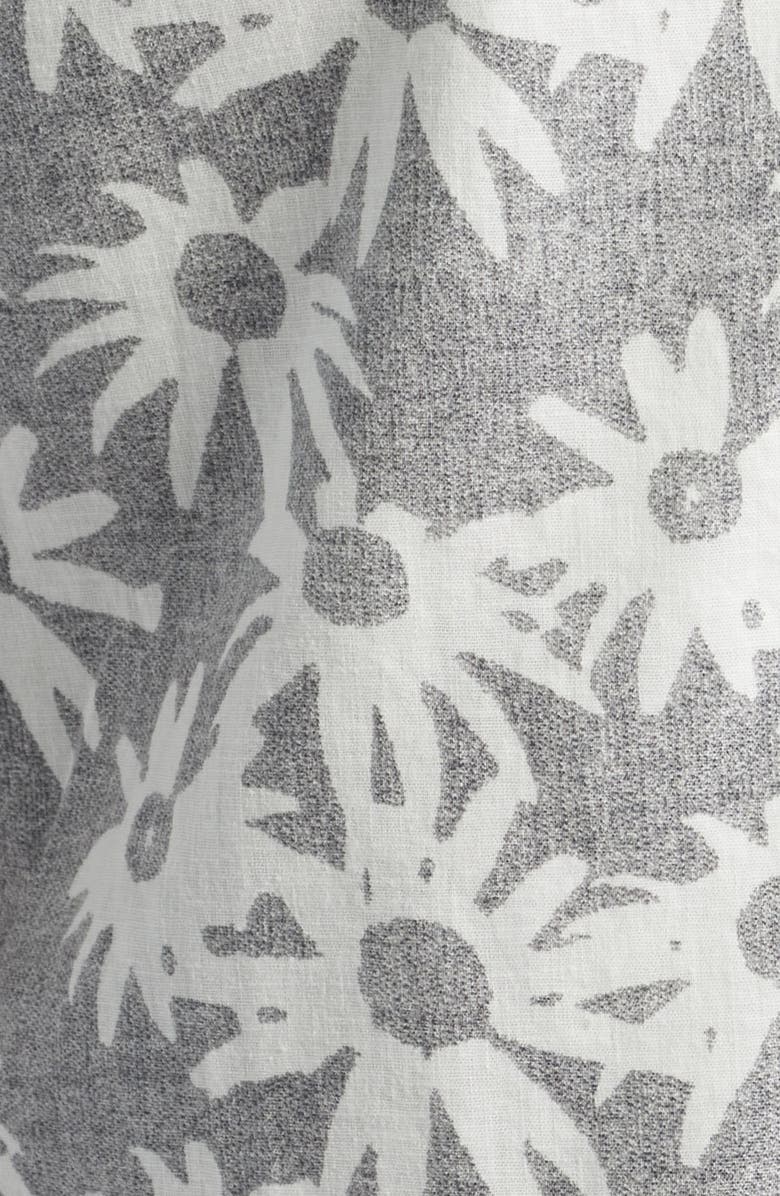 Rails Waimea Short Sleeve Linen Blend Camp Shirt, Alternate, color, Perennial Charcoal